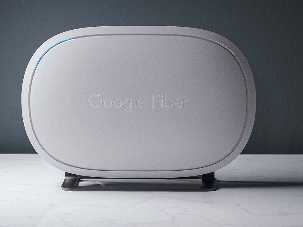 Revamped Google Fiber product lineup by Speck Design a product design company
